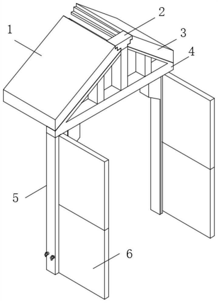 Fabricated connecting system of prefabricated lightweight concrete slab and steel structure