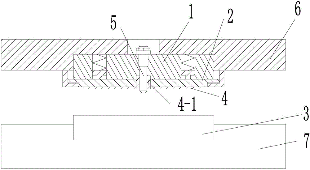 High-precision shaft hole punching die for sheet metal part