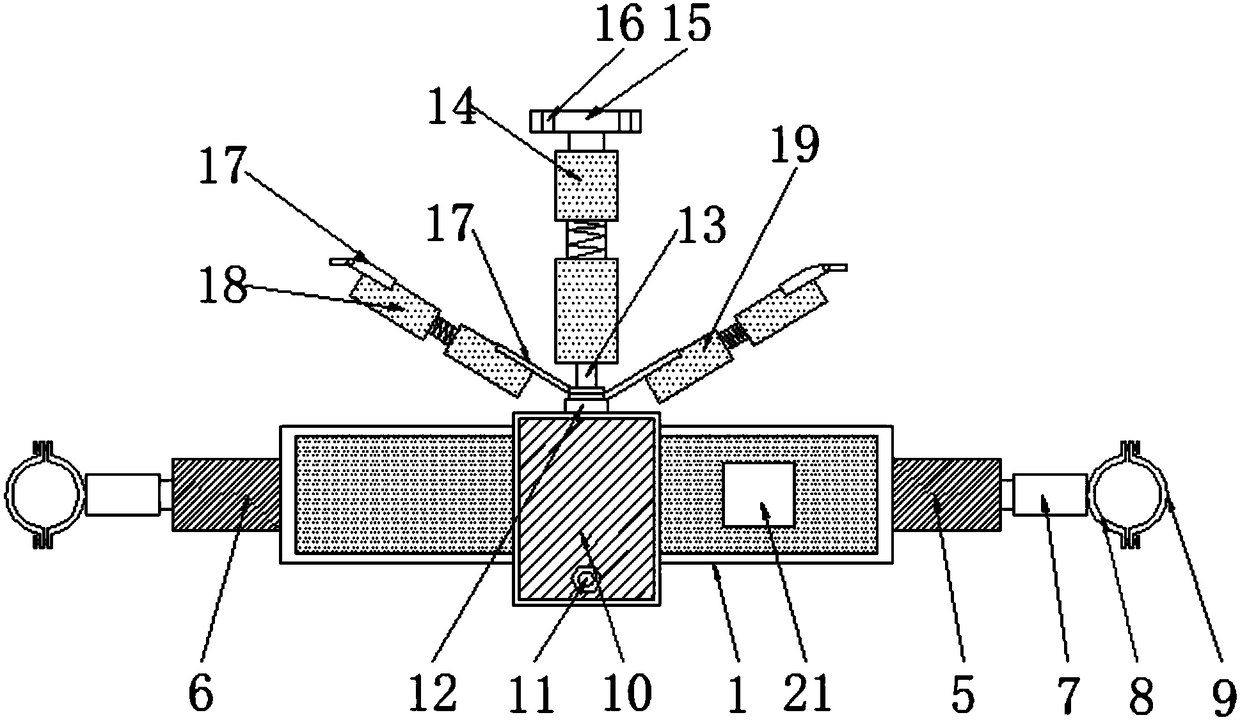 Long-life fixing device applied to installation connection of anti-shock support-hangers