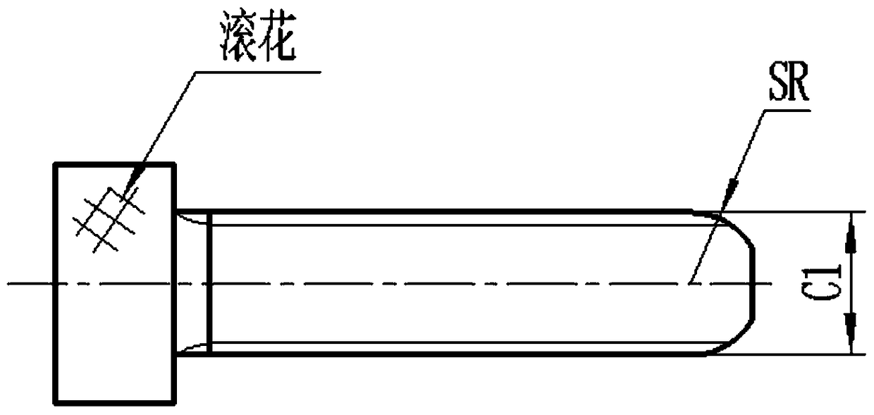 An internal thread verticality detection device and its use method