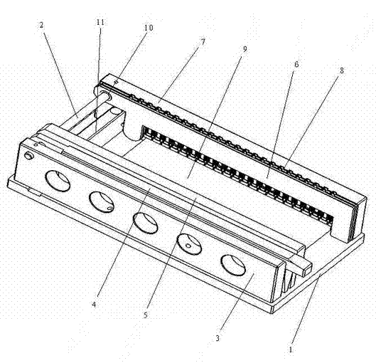 Fixture for vertical LED (light emitting diode) lead frame