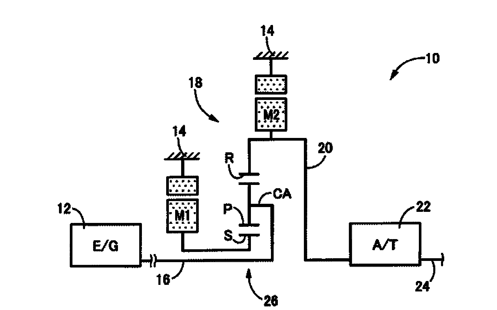 Controller of power transmission device for vehicle