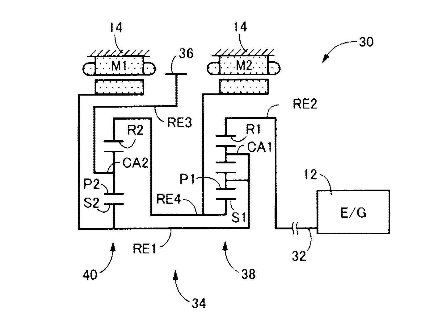 Controller of power transmission device for vehicle
