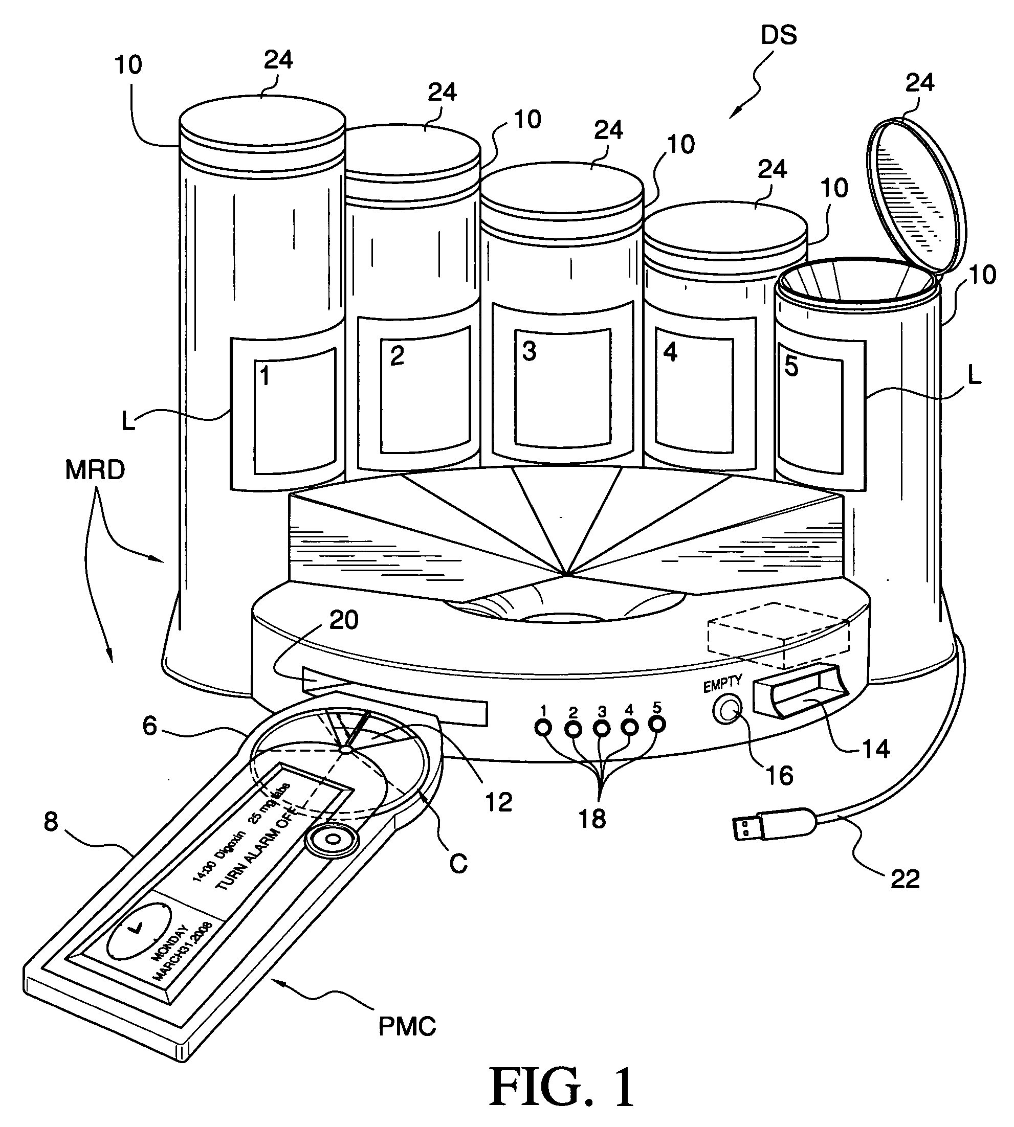 Automatic medication reminder and dispensing device, system , and method therefor