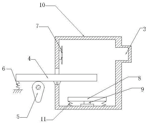 Polishing and dust removing device for ornament