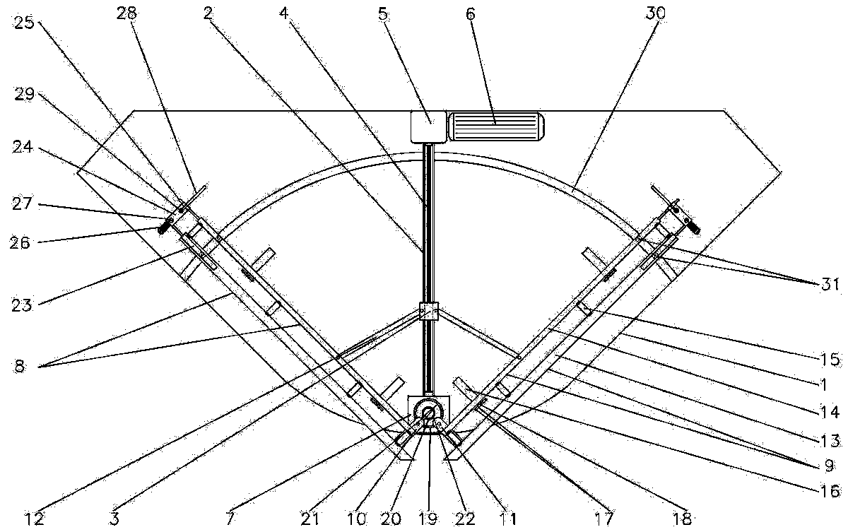 Fixture capable of being fixed at any included angle