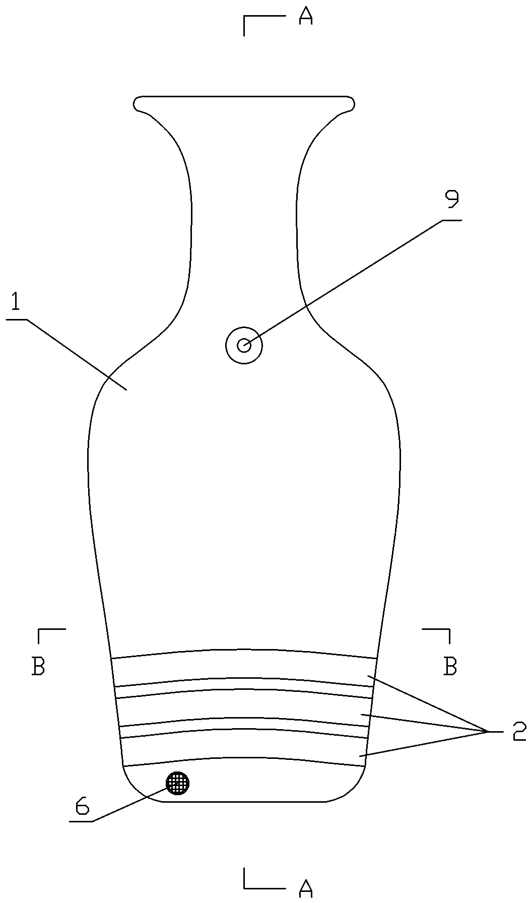 Intellectualized multifunctional ceramic vase