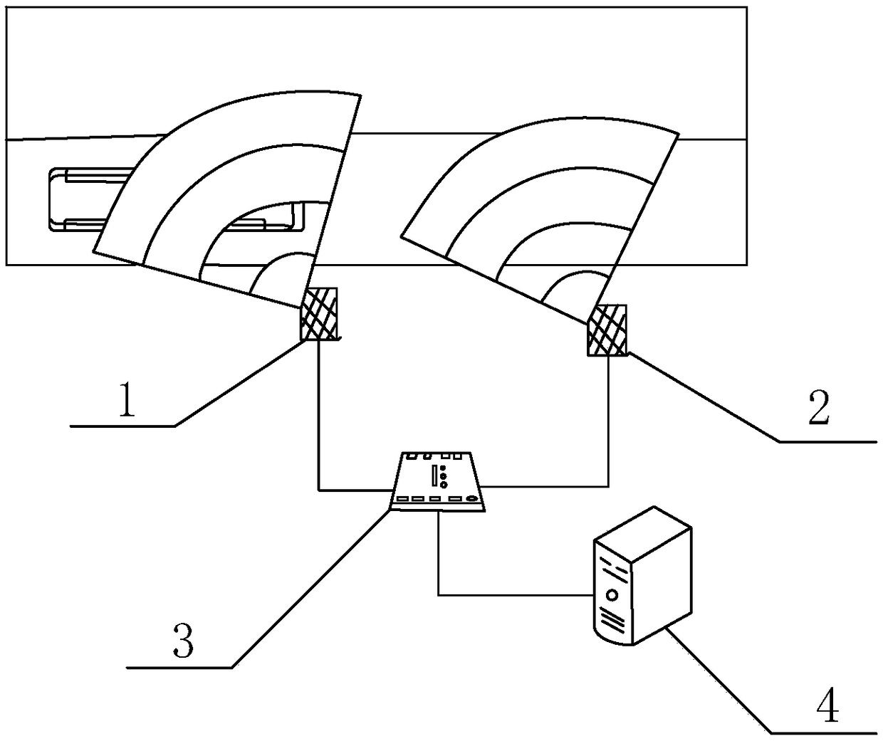 Bus arrival detection method and system based on active RFID technology