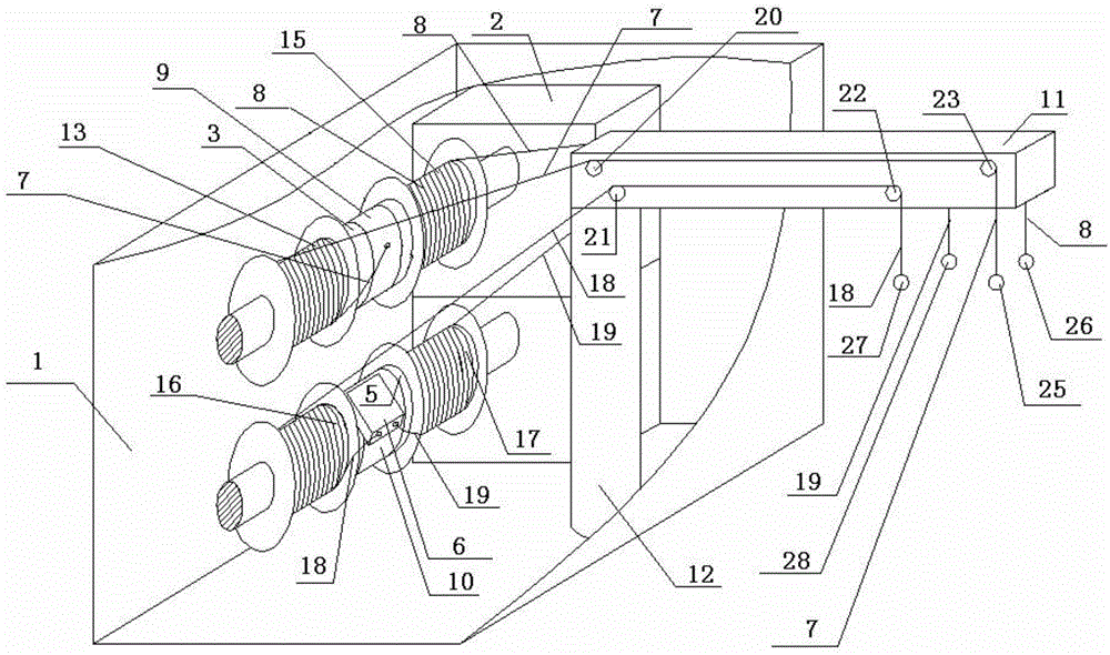 Building with multifunctional rope paying-off device