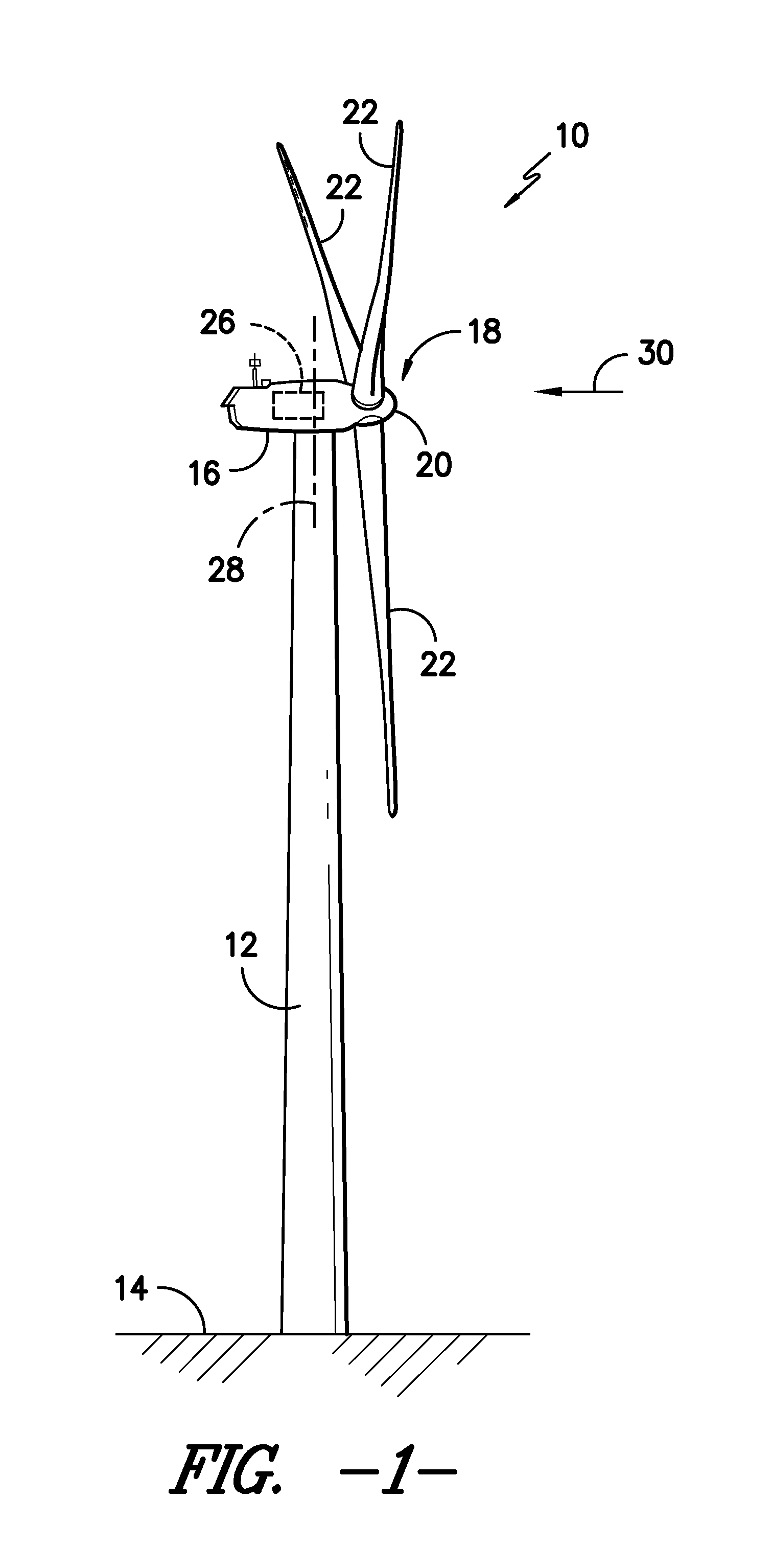 System for actively monitoring wear on wind turbine brake pads and related methods