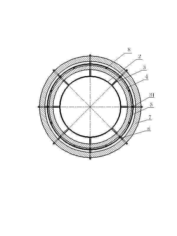 Co-wound high-voltage and low-voltage coil of transformer and winding method of co-wound high-voltage and low-voltage coil