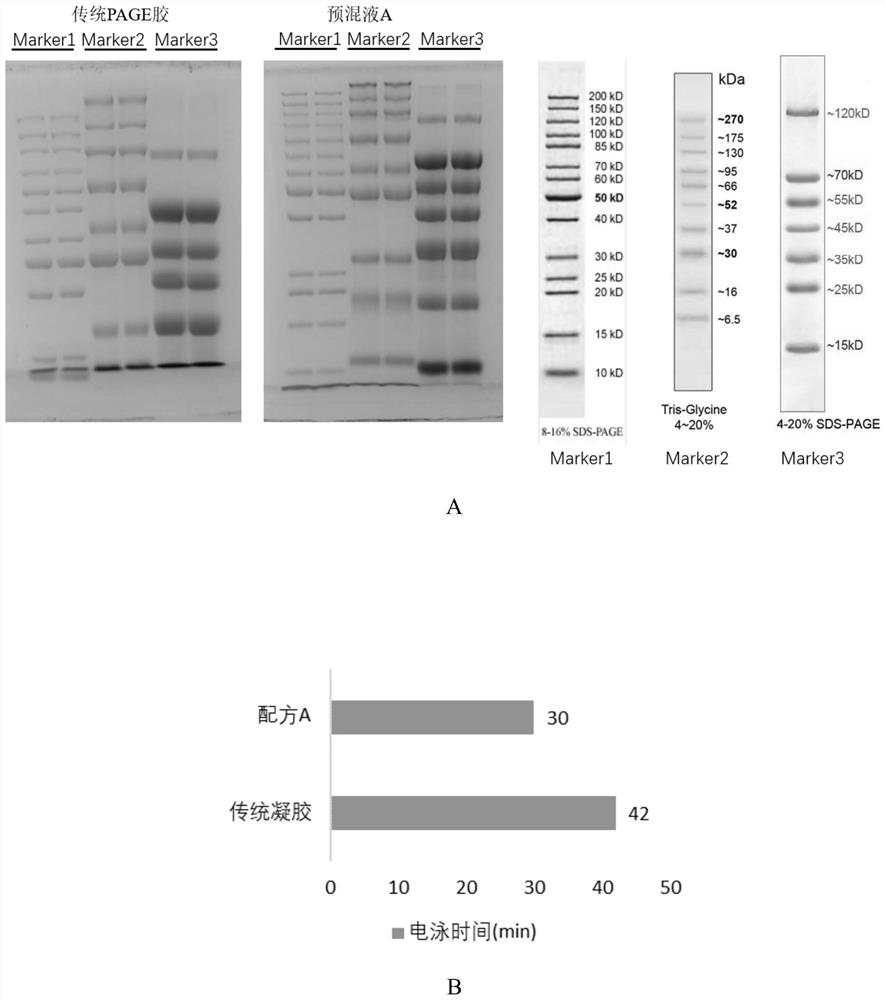 Method for improving the stability of polyacrylamide gel premix, premix and application thereof