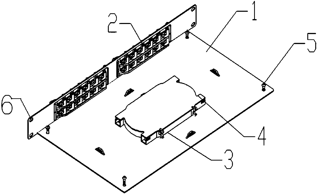 Simple method for transforming integrated distribution box into fiber distribution box