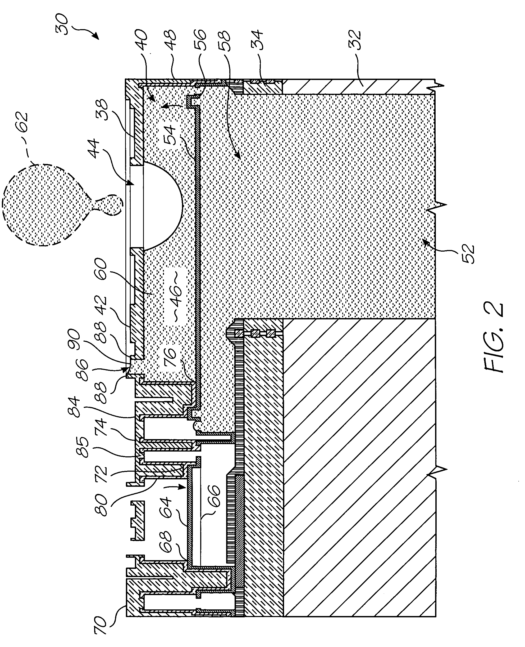 Printhead chip that incorporates micro-mechanical lever mechanisms