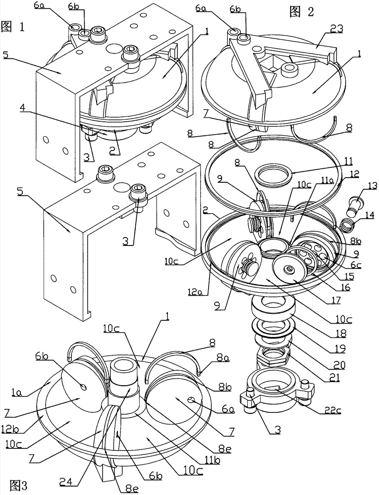 Tray piston type swing driving machine capable of mechanically driving a piston to act on fluid load