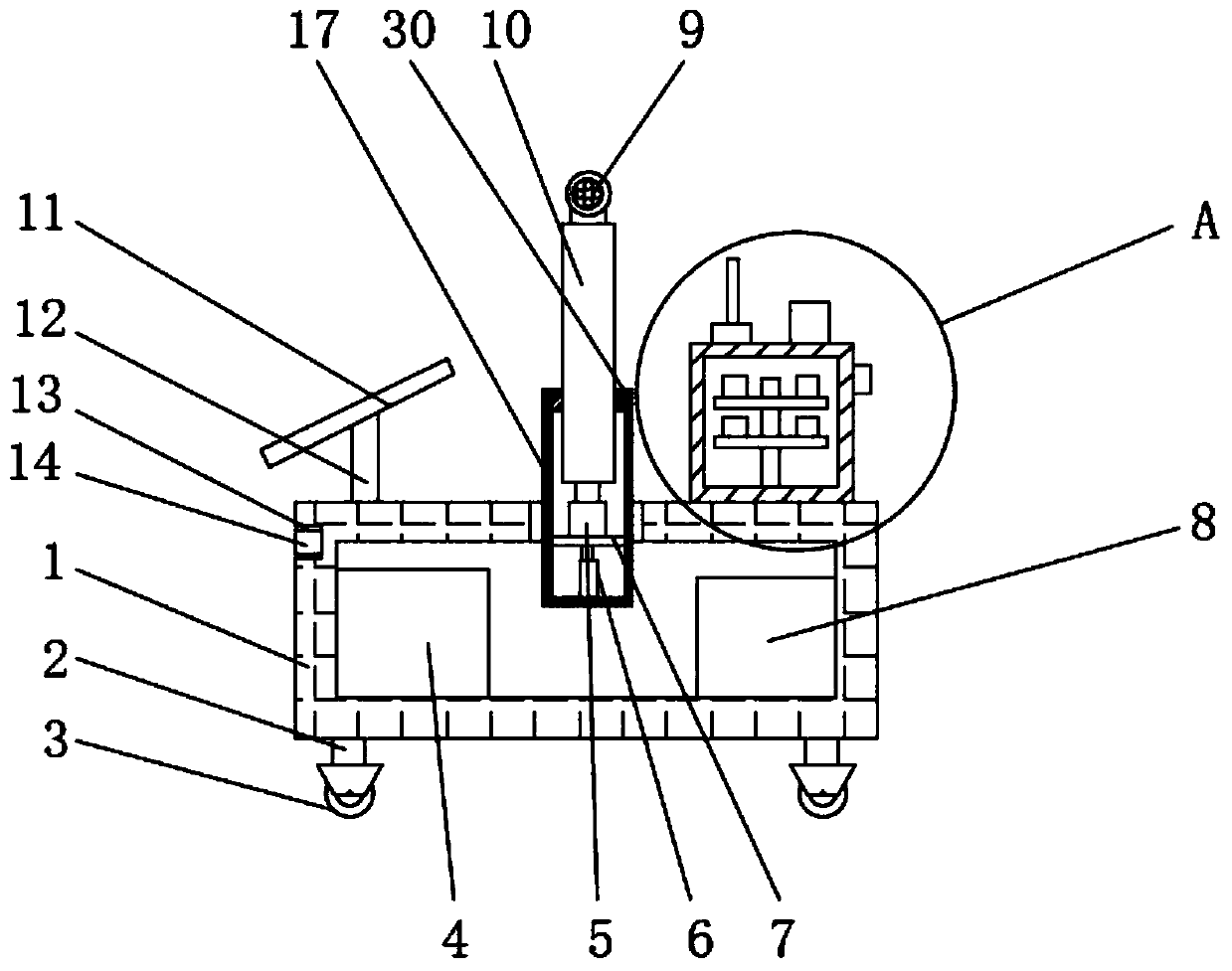 Constructional engineering environment monitoring device