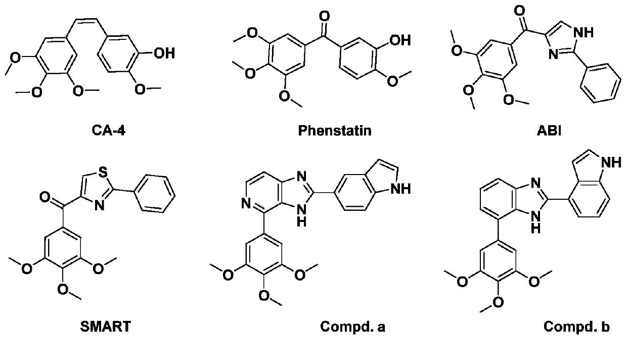 7-(trimethoxyphenyl)-pyrrolo[2,3-d]pyrimidine and application thereof