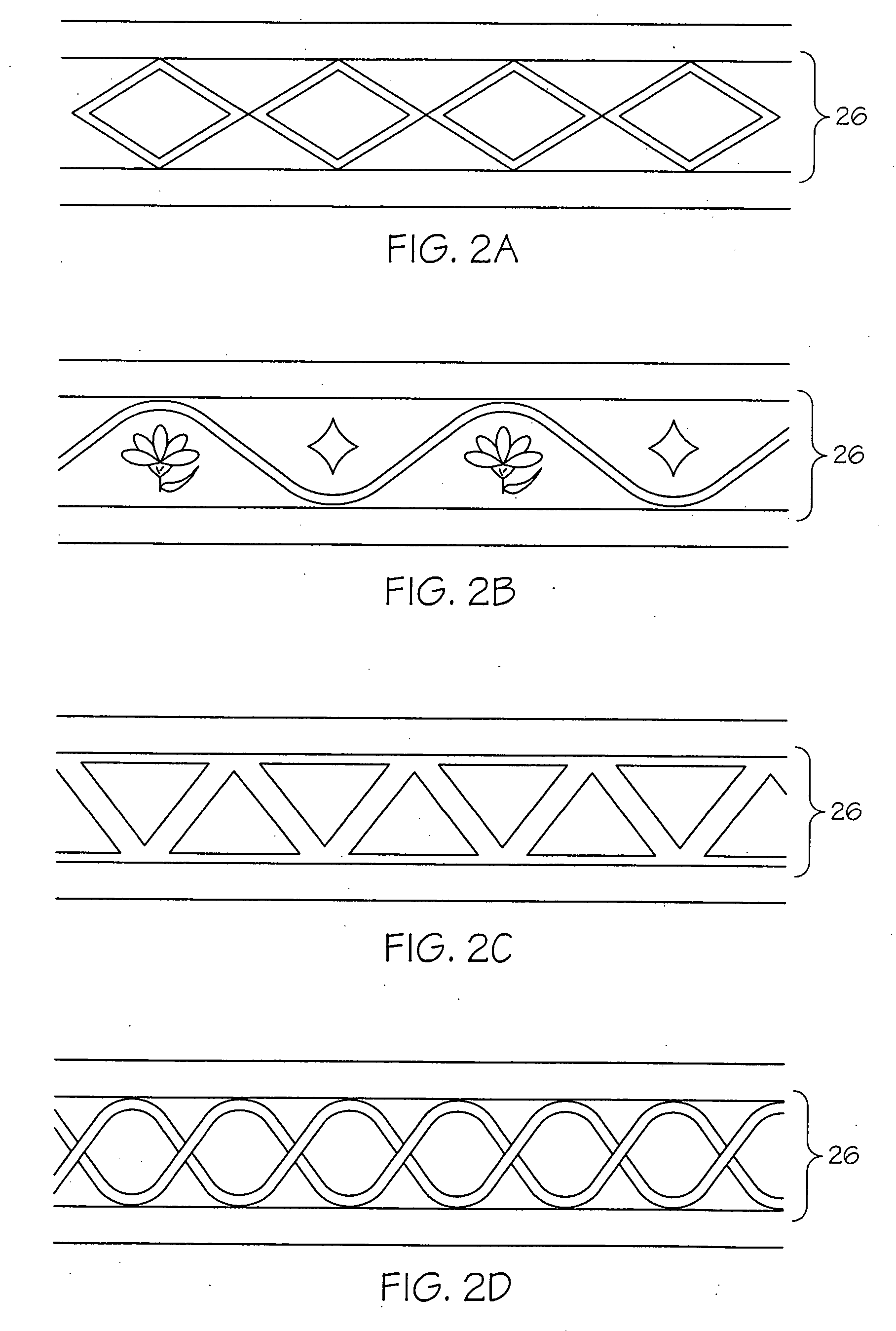 Elongate body for forming profiles in a castable material