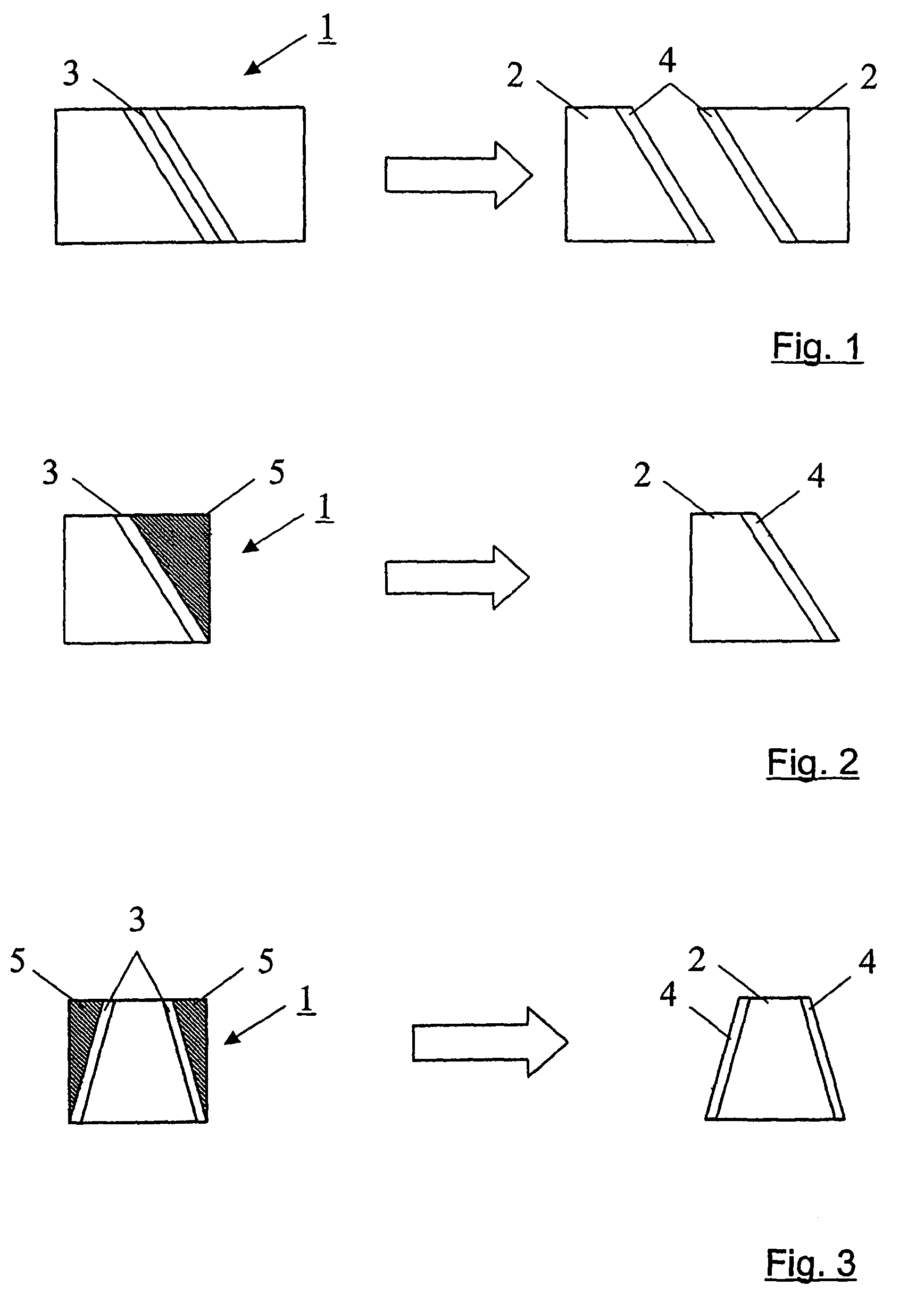 Method of producing a plain bearing bush or bearing shell of varying width