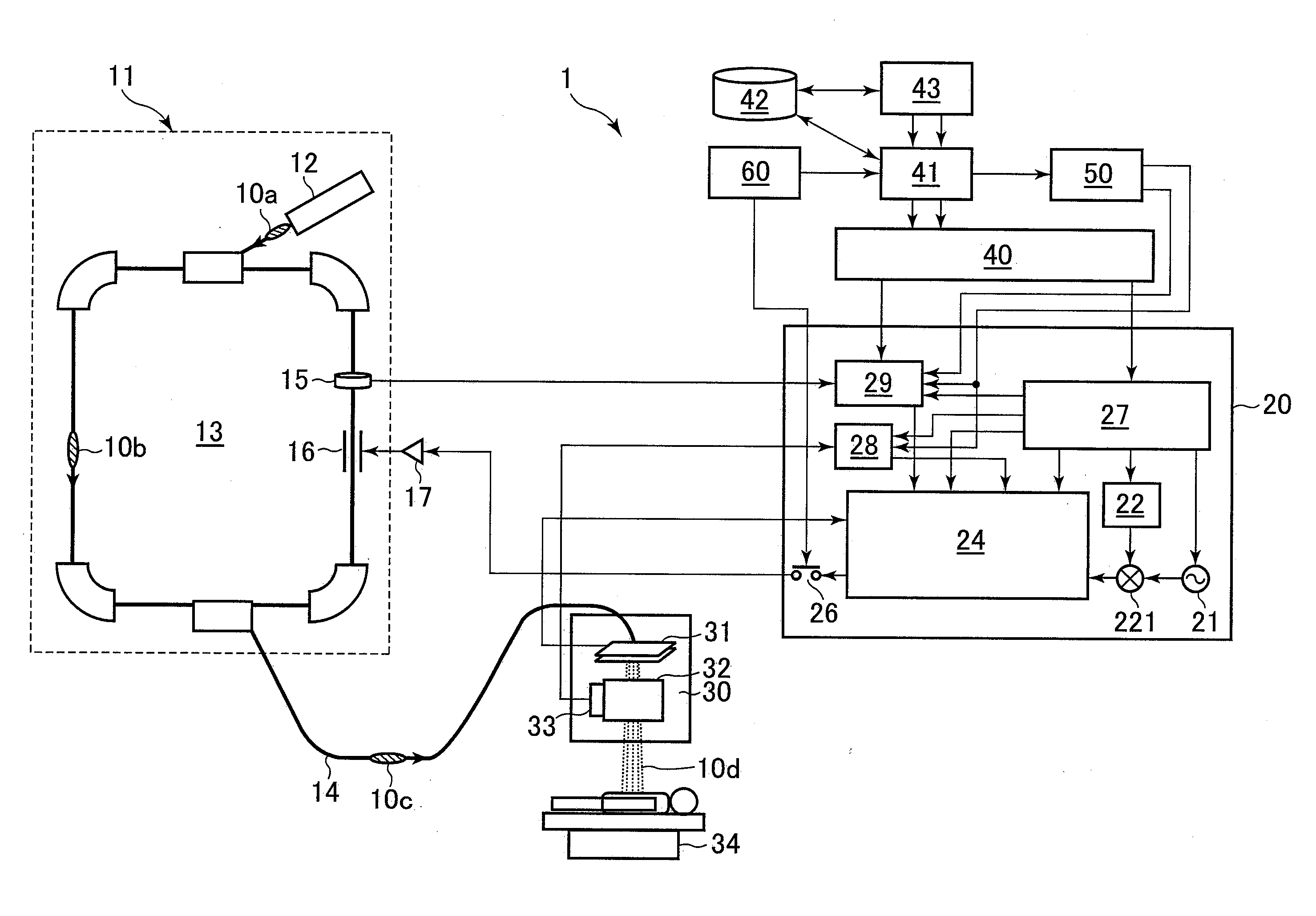 Charged particle beam irradiation system and charged particle beam extraction method