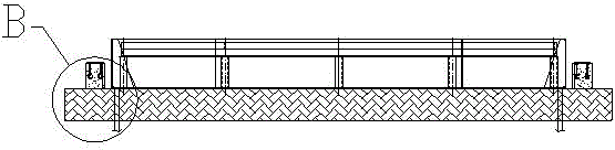 Platform device of plasma numerical control cutting machine