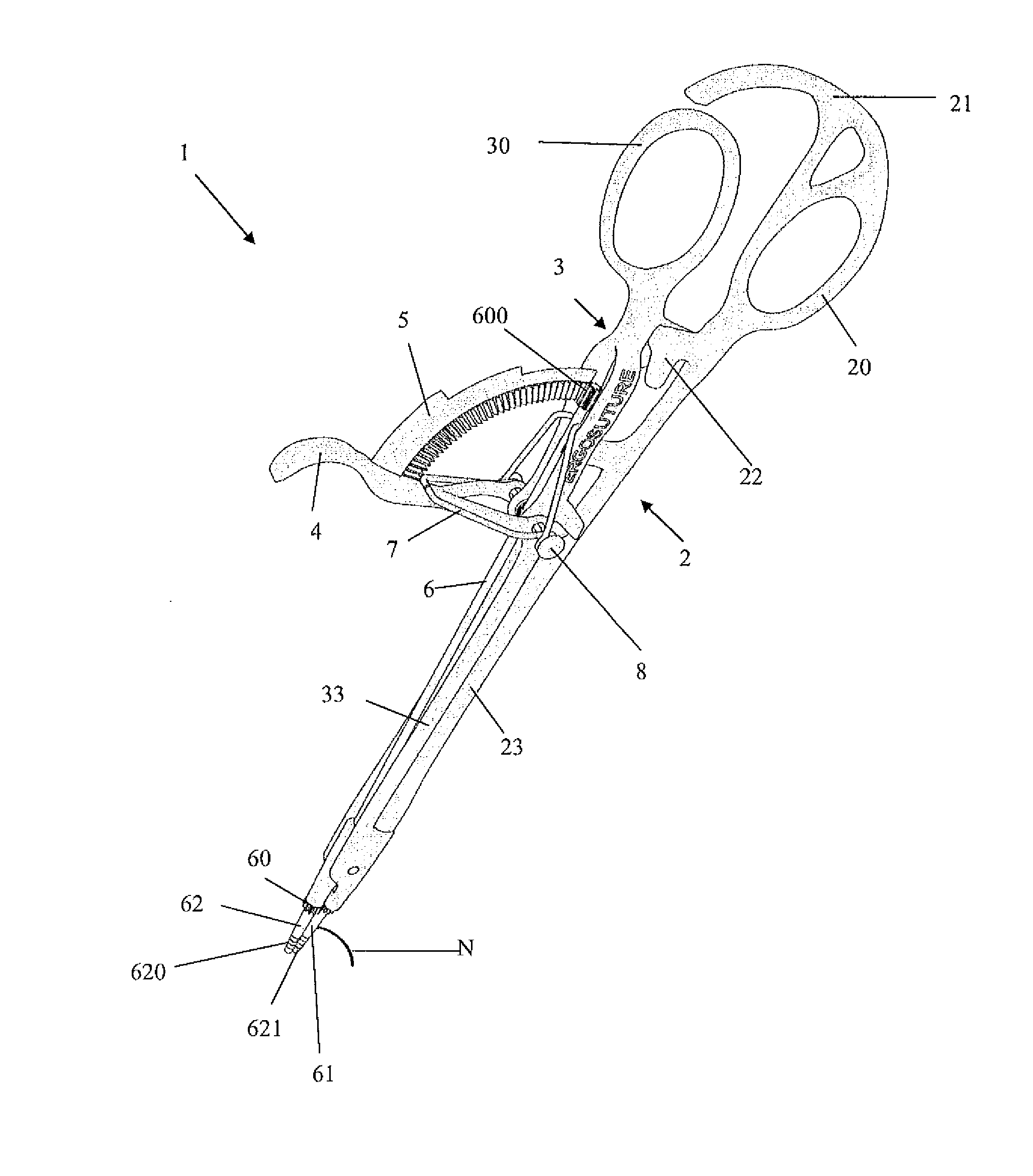 Rotational Action Needle Driver