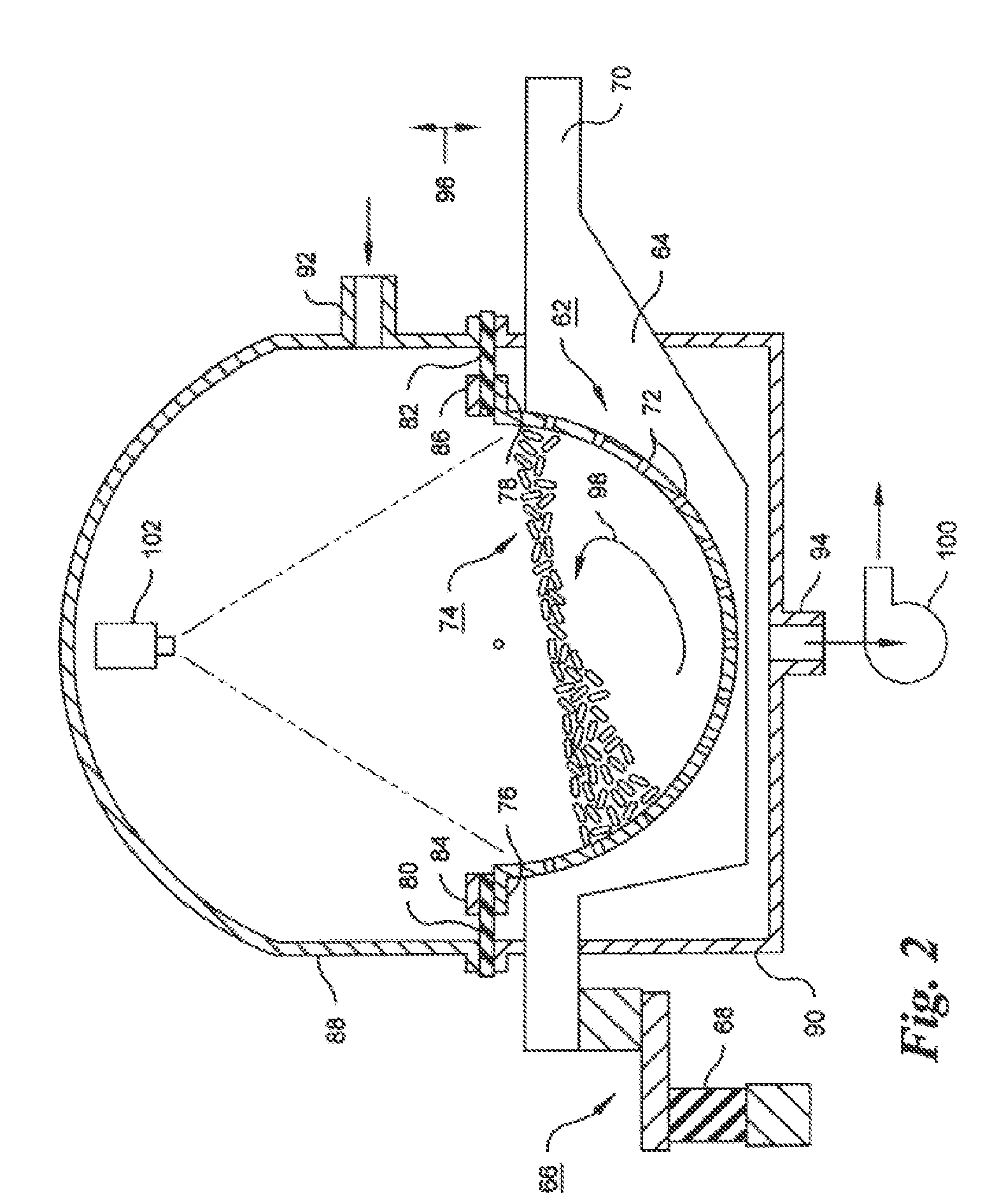 Continuous coating of pellets