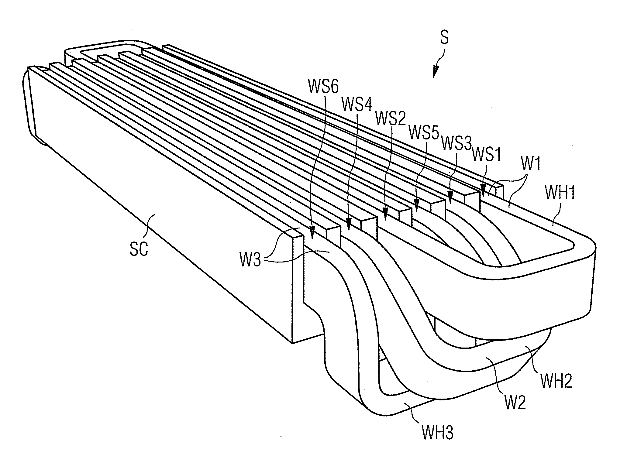 Group of Three Stator Windings for a Stator of an Electric Machine, a Stator Arrangement, a Generator, and Wind Turbine