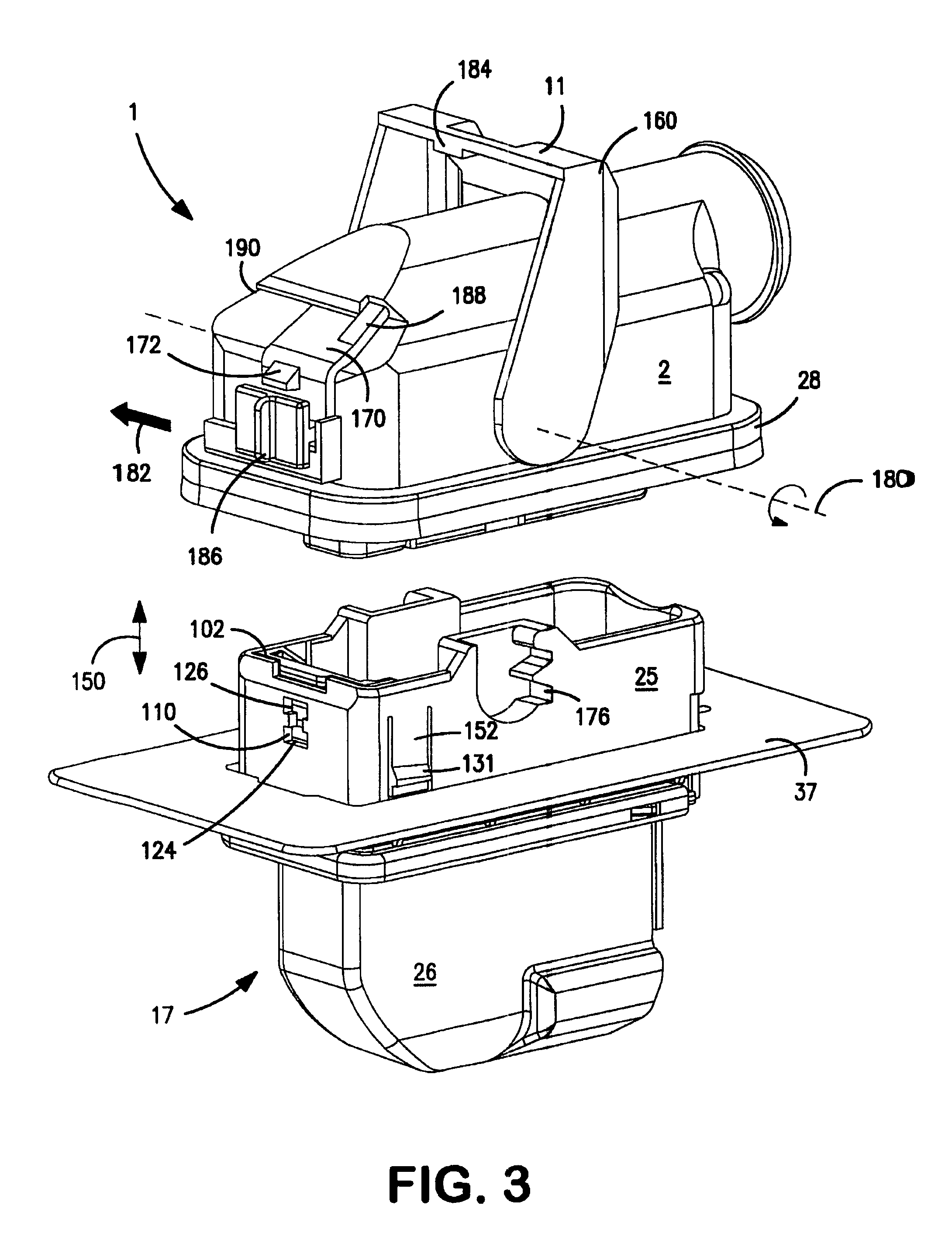 Sealed plug connection through a partition wall and method of fitting