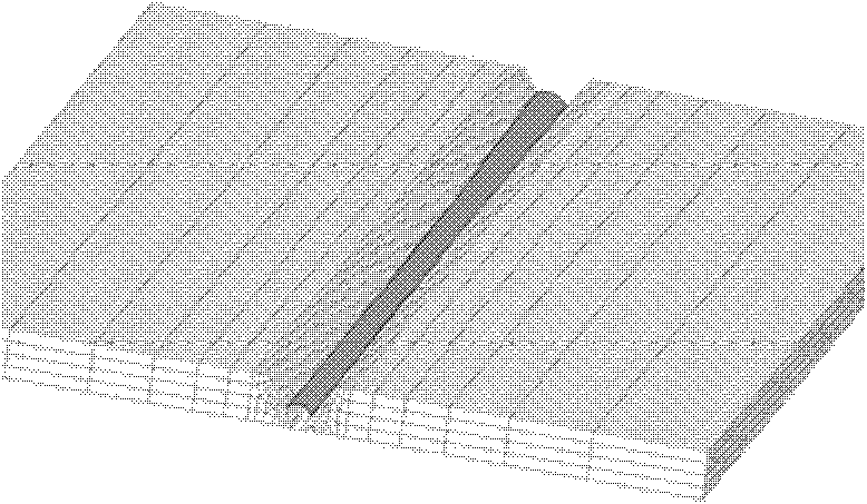 Method for modelling and simulating one-sided welding two-sided forming process by grids
