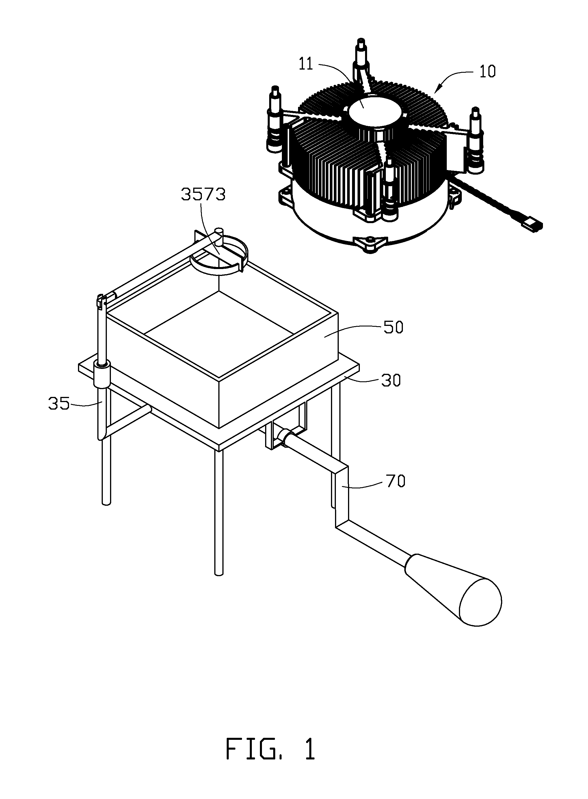 Grease application apparatus and method for heat sink