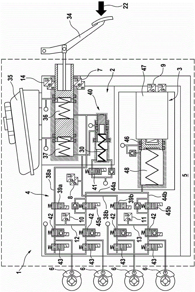 Method for monitoring a brake system and brake system