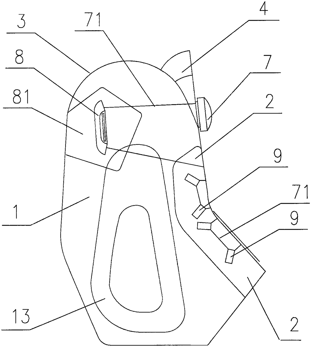 Ankle protection device used for medical rehabilitation and use method of ankle protection device