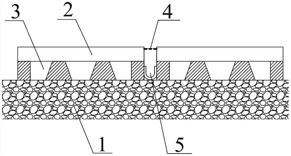 A permeable ground system and paving method