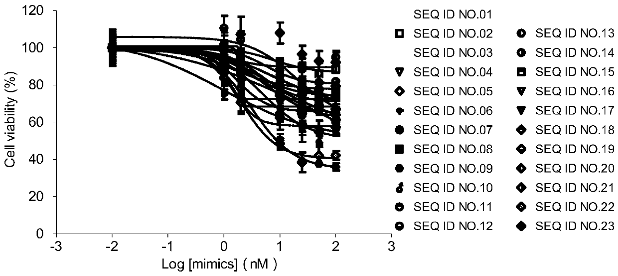 Micro RNA and application thereof in preparation of an anti-tumor drug