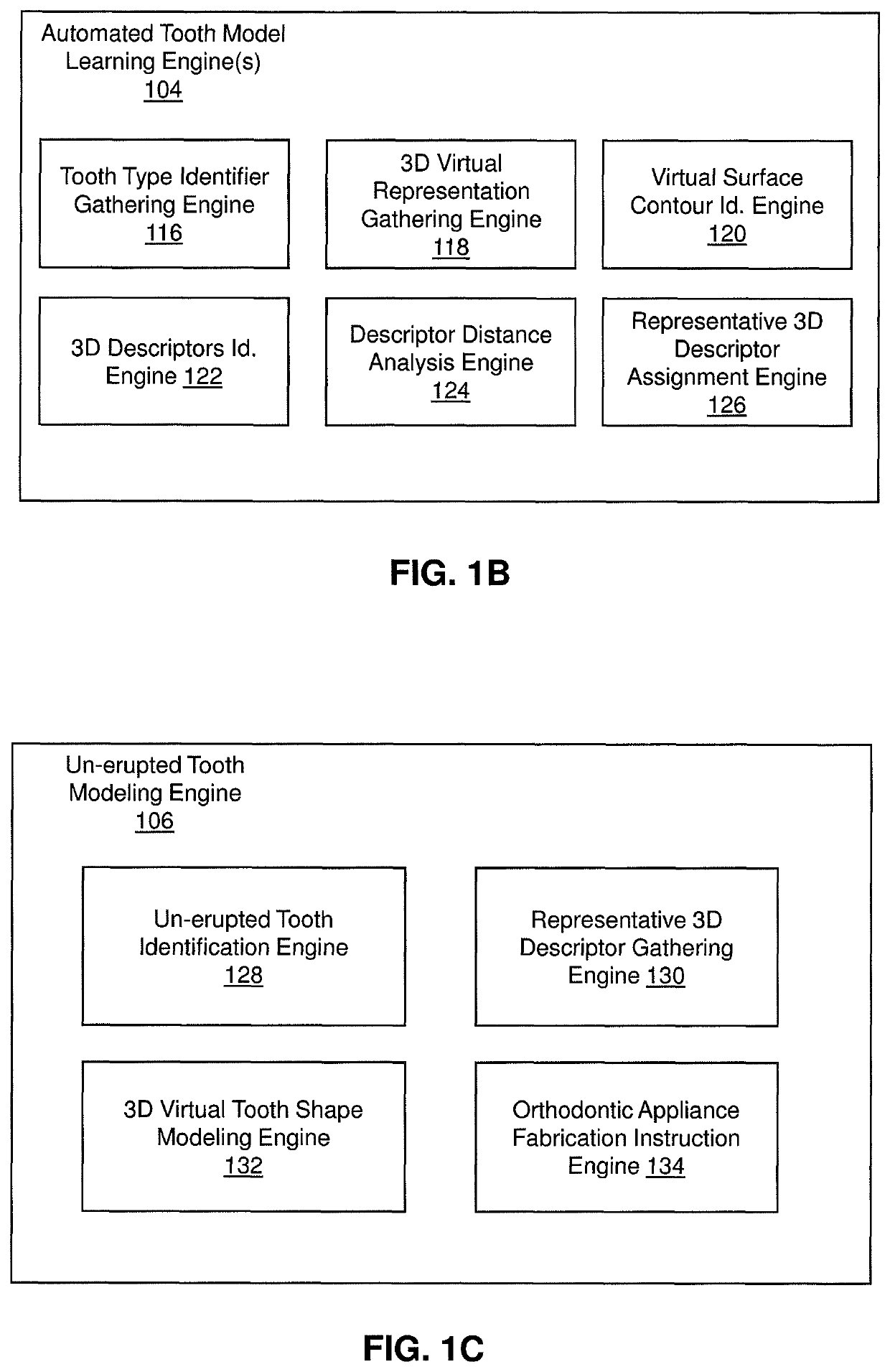 Orthodontic appliances including at least partially un-erupted teeth and method of forming them