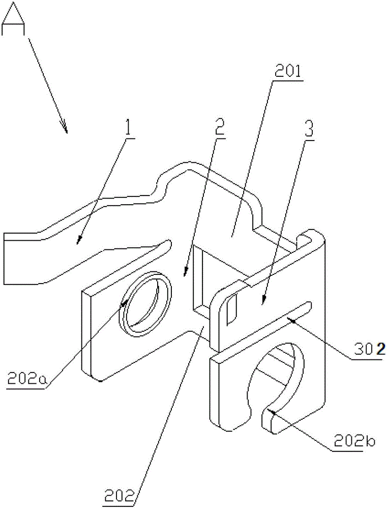 Integrated thermomagnetic system bracket of small circuit breaker and manufacturing method thereof