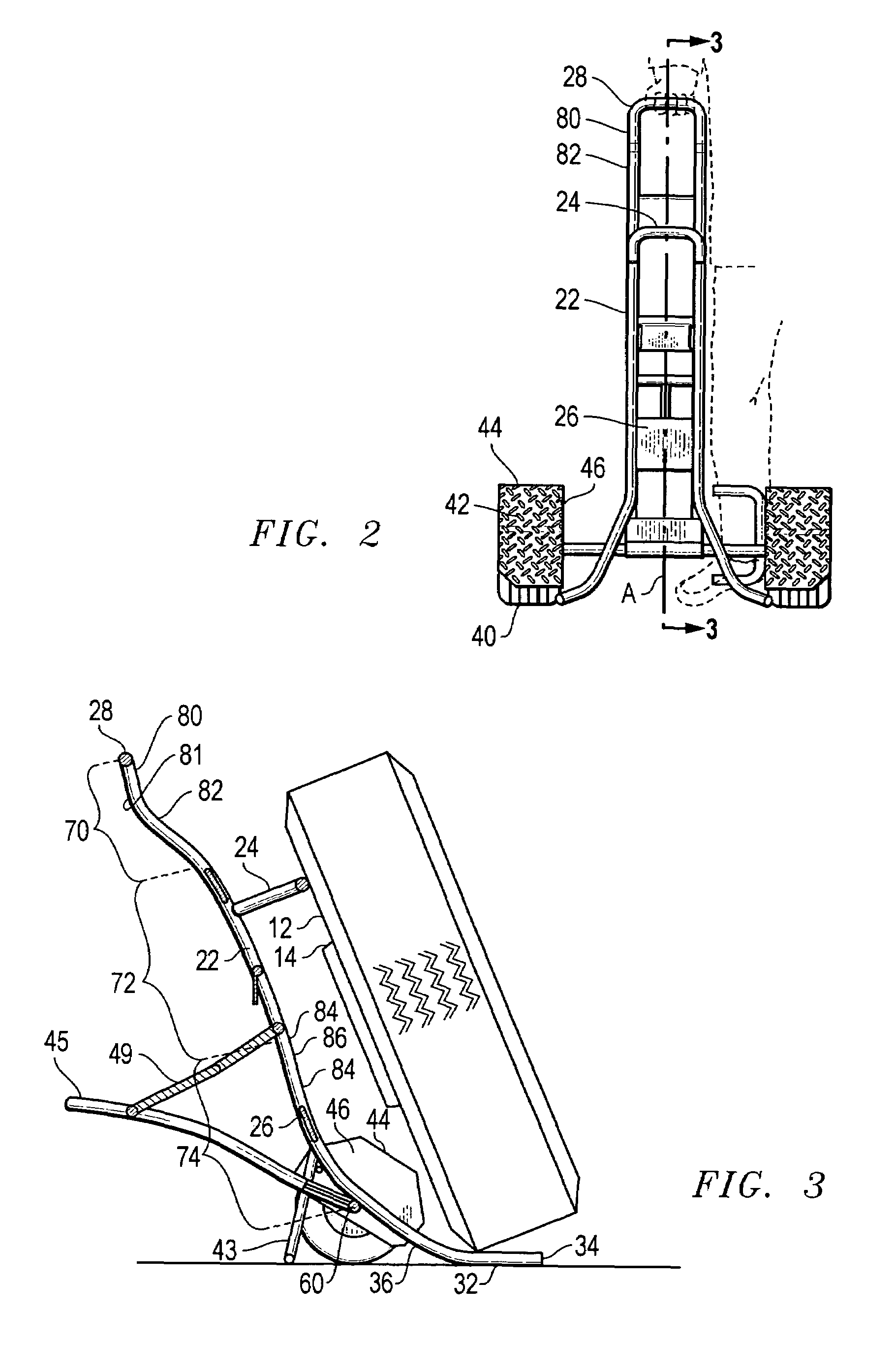 Handling device for wheel assembly components