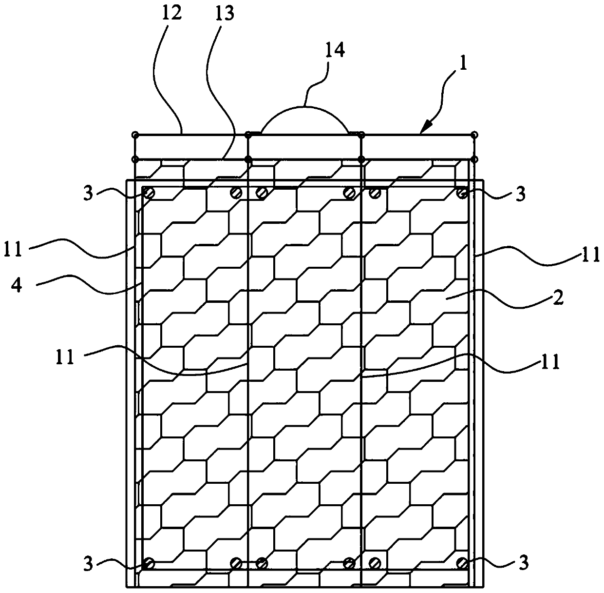 Barrier device for concrete casting