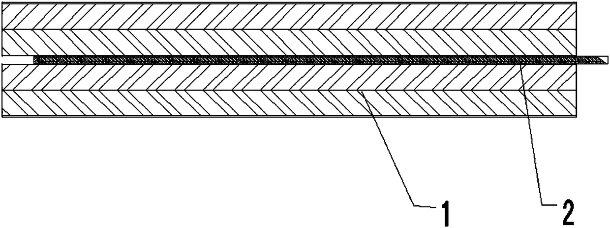 Production technology of deformation-preventing composite ground heating floor