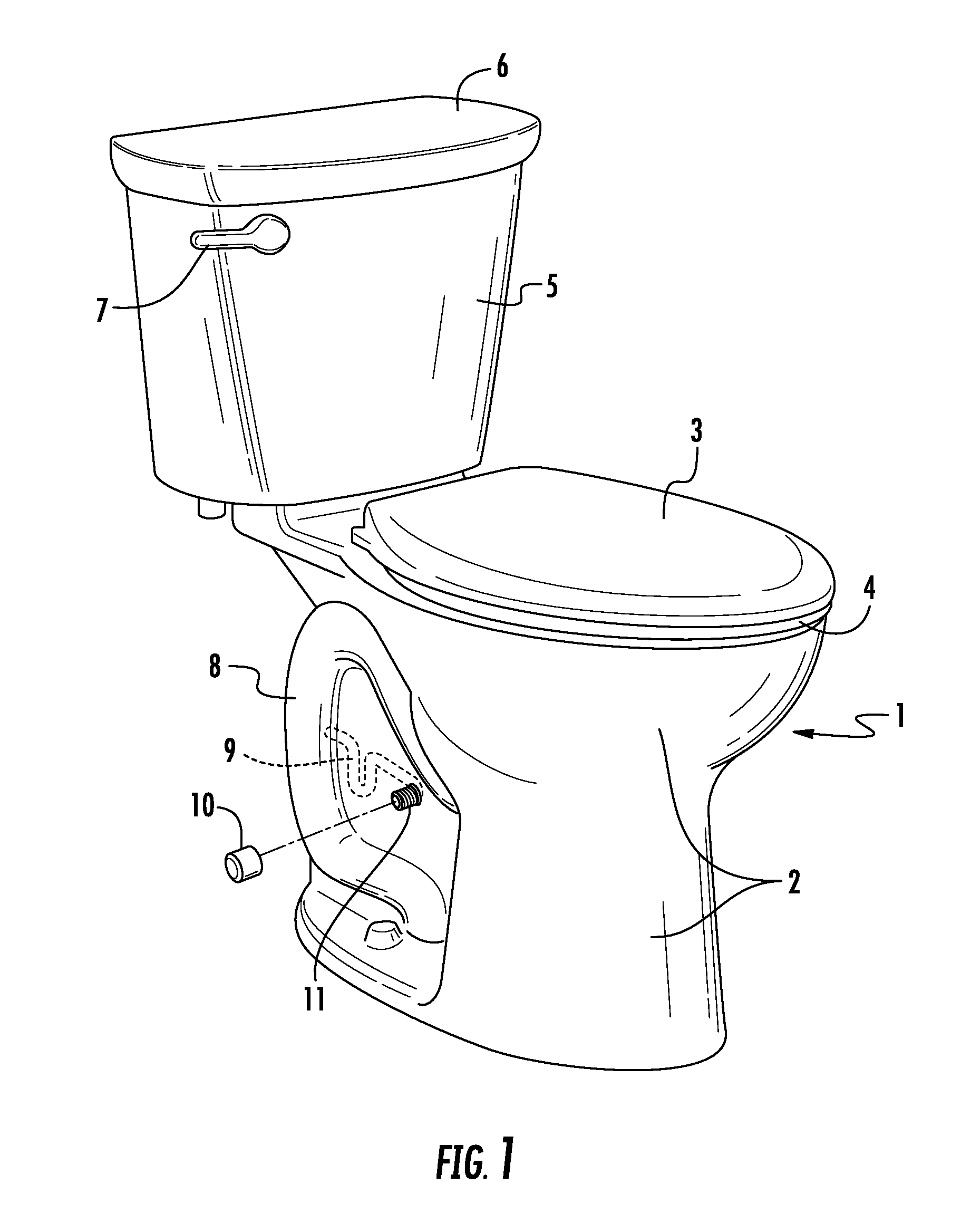 System for minimizing water usage and splash during urination
