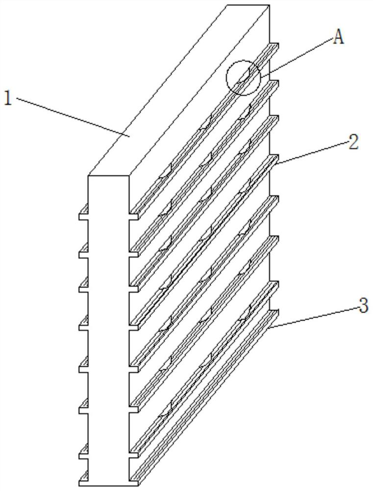 A kind of building fire insulation board for public places