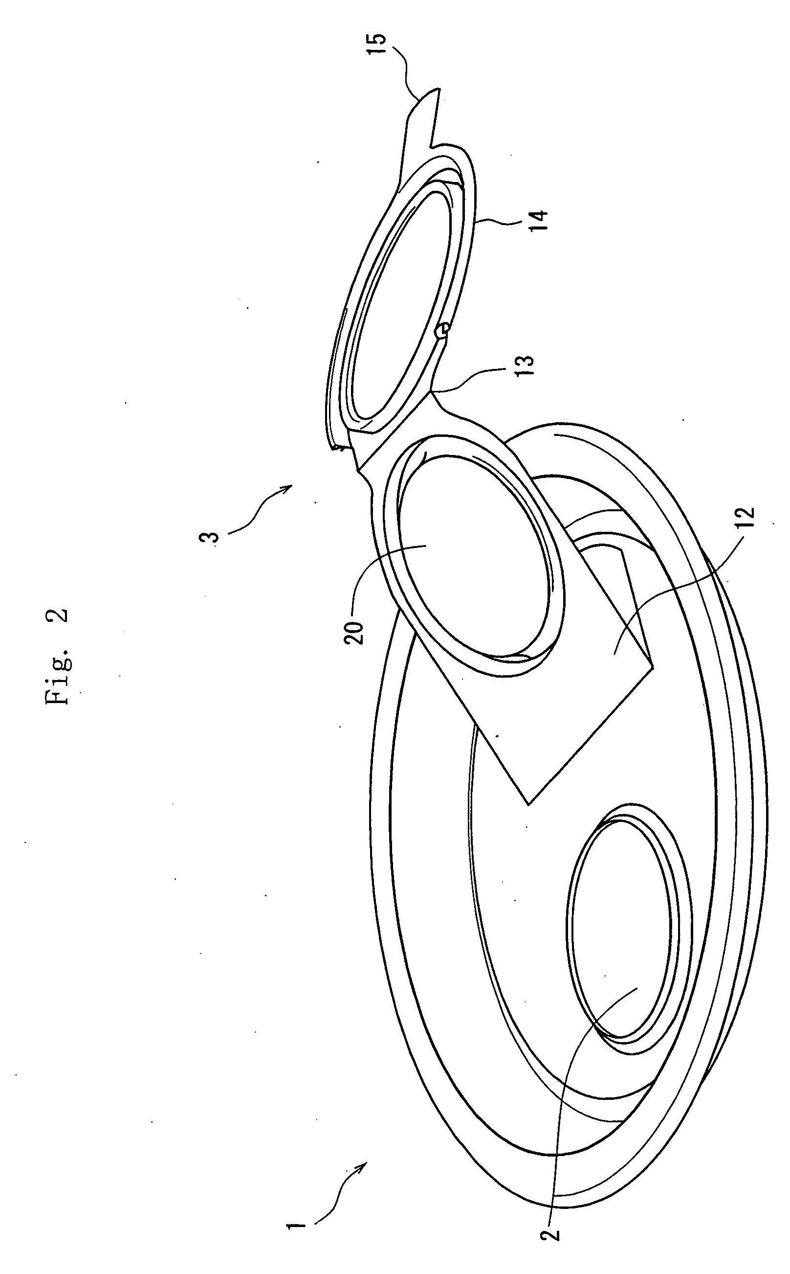 Easily openable container lid with resealability and method of producing the same