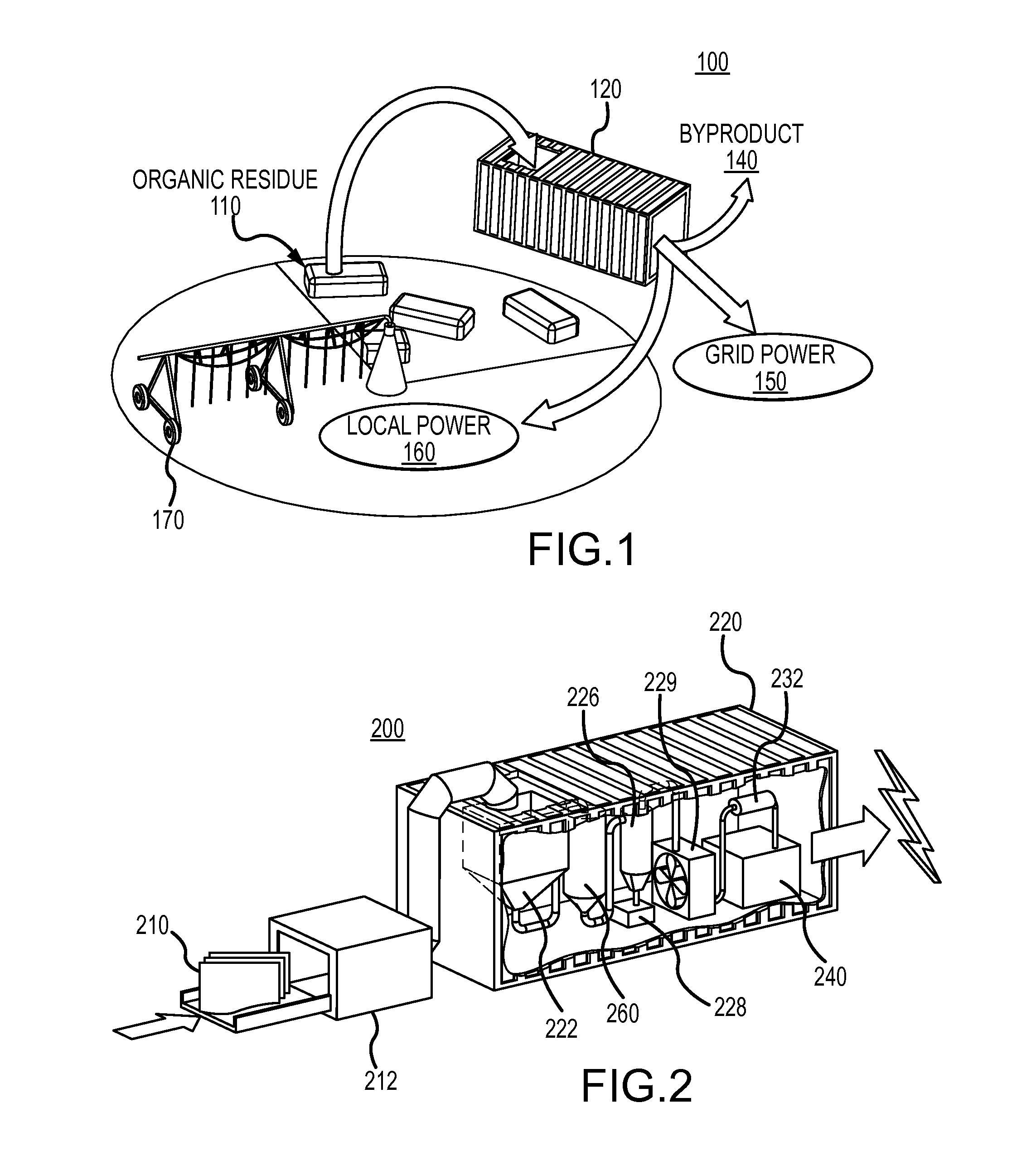 Apparatuses, systems, mobile gasification systems, and methods for gasifying residual biomass