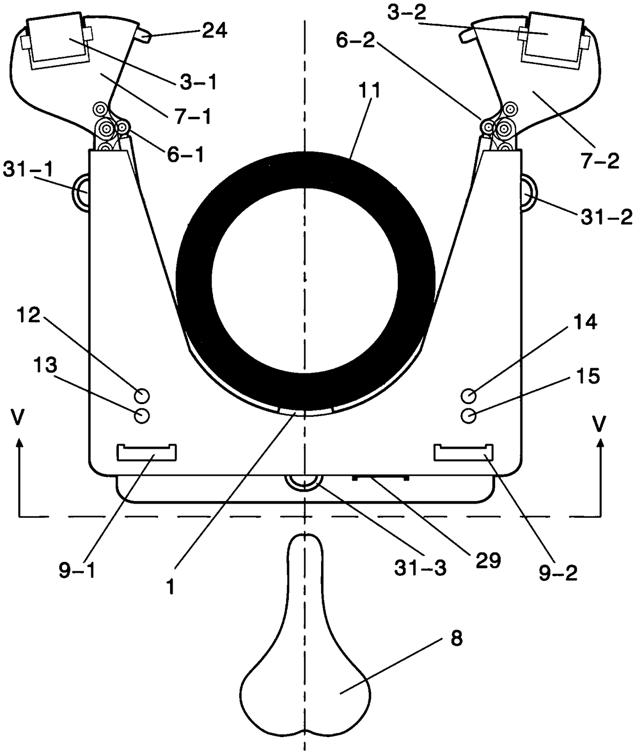 Operating method of manned pole climbing device used for tower climbing operation in electric power system