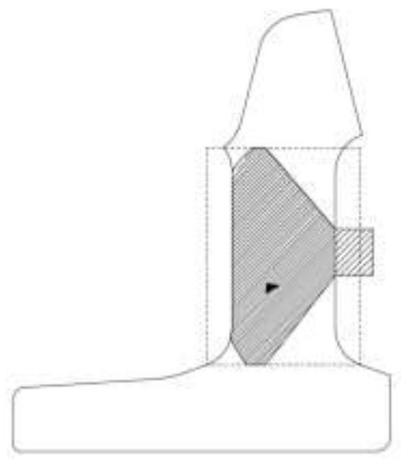 Turnout steel rail damage identification method