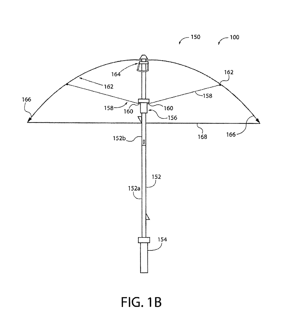 Removable car umbrella