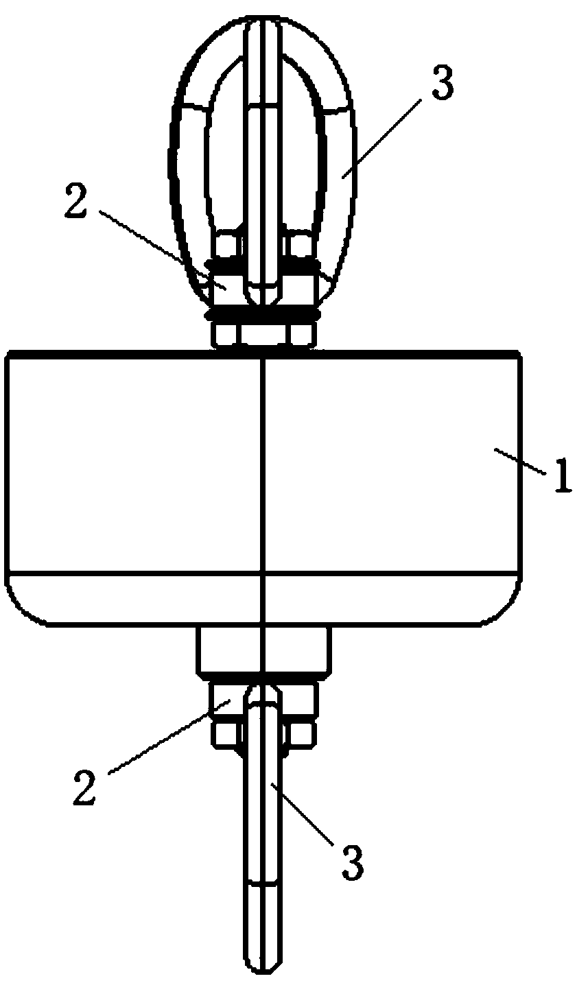 Two-rope winding releasing device