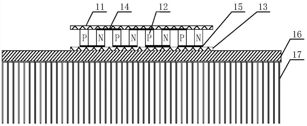 Semiconductor refrigerating assembly and ice cream machine