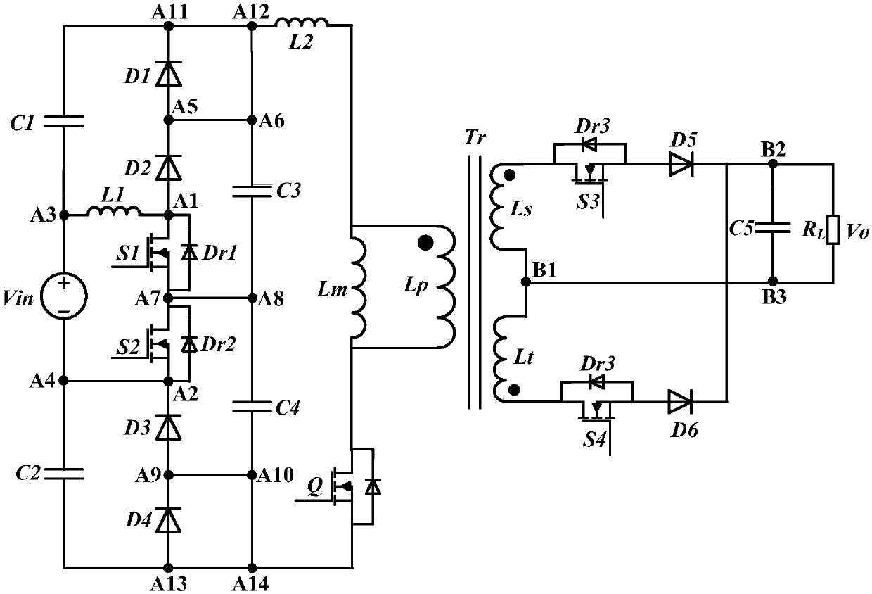 Isolation type highly boosted quasi-switched capacitor converter
